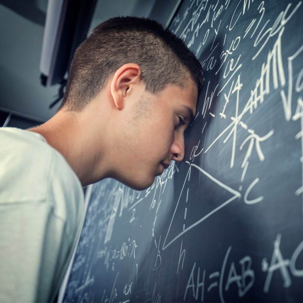 A year 12 student stressed about their ATAR